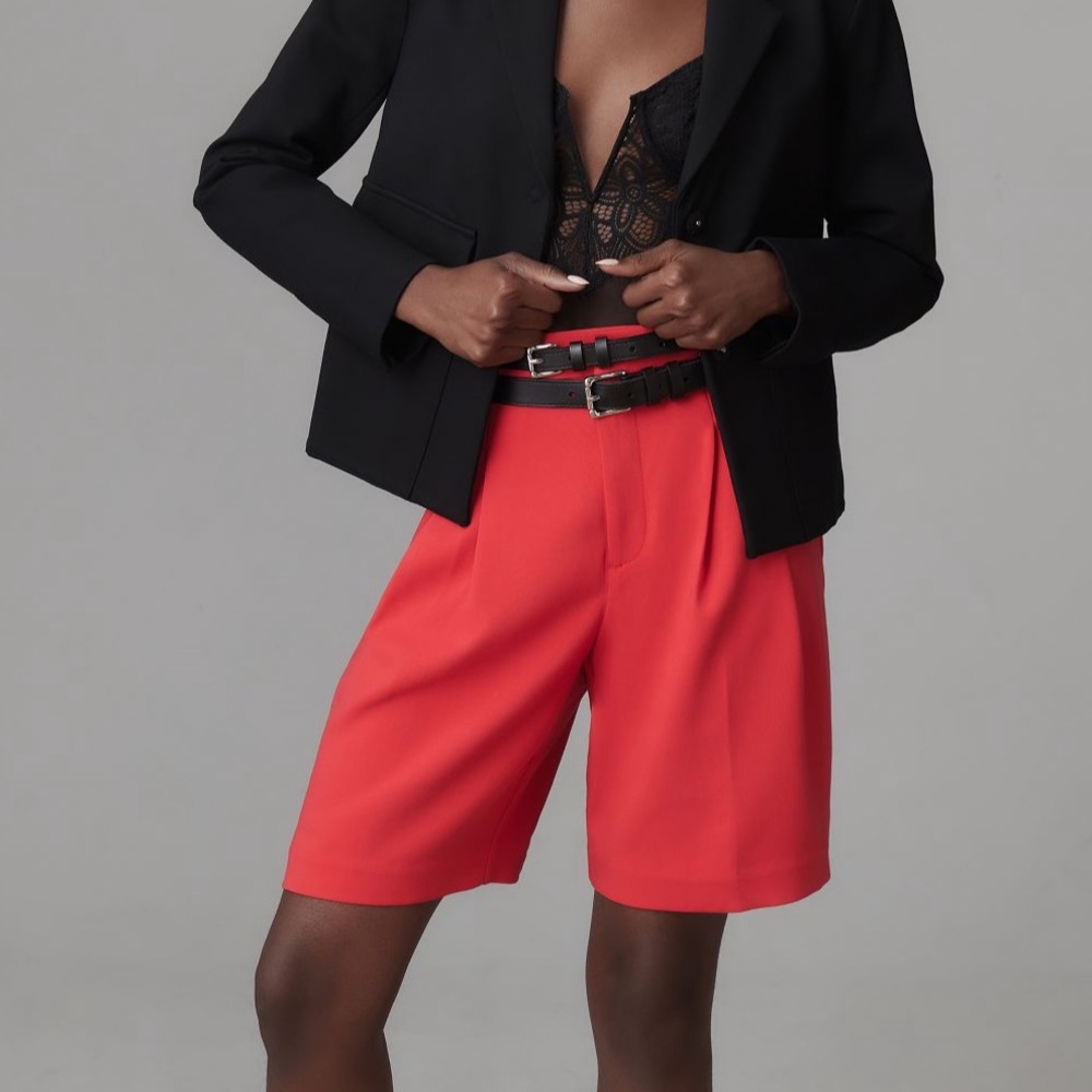 Anthropologie Red Women's Shorts